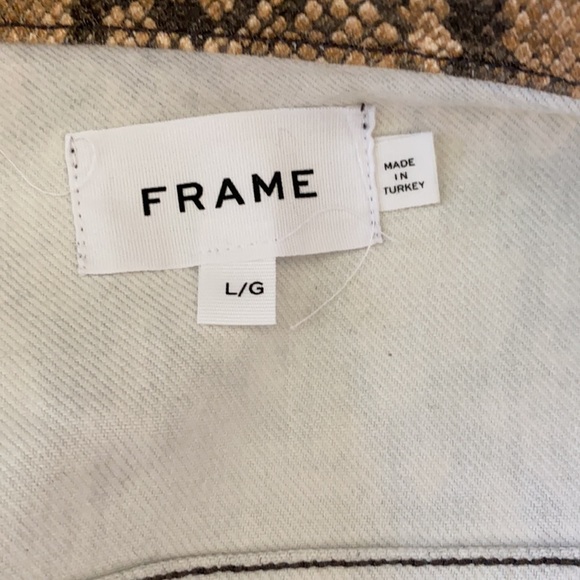 FRAME Python Trucker Jacket - Picture 5 of 7